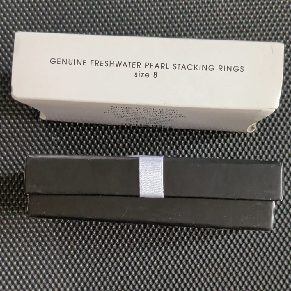 Freshwater Pearl Stacking Rings Set - Picture 5 of 9